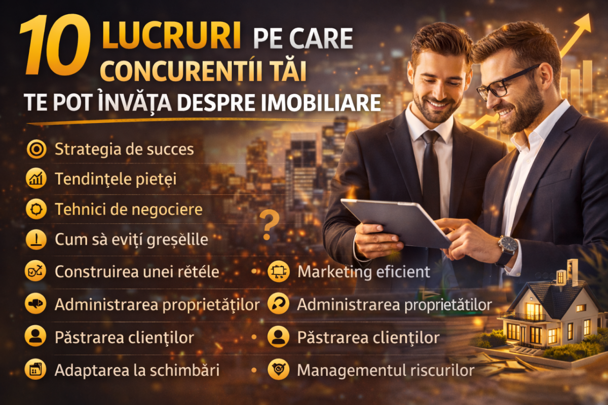 10 lucruri pe care concurenții tăi te pot învăța despre imobiliare