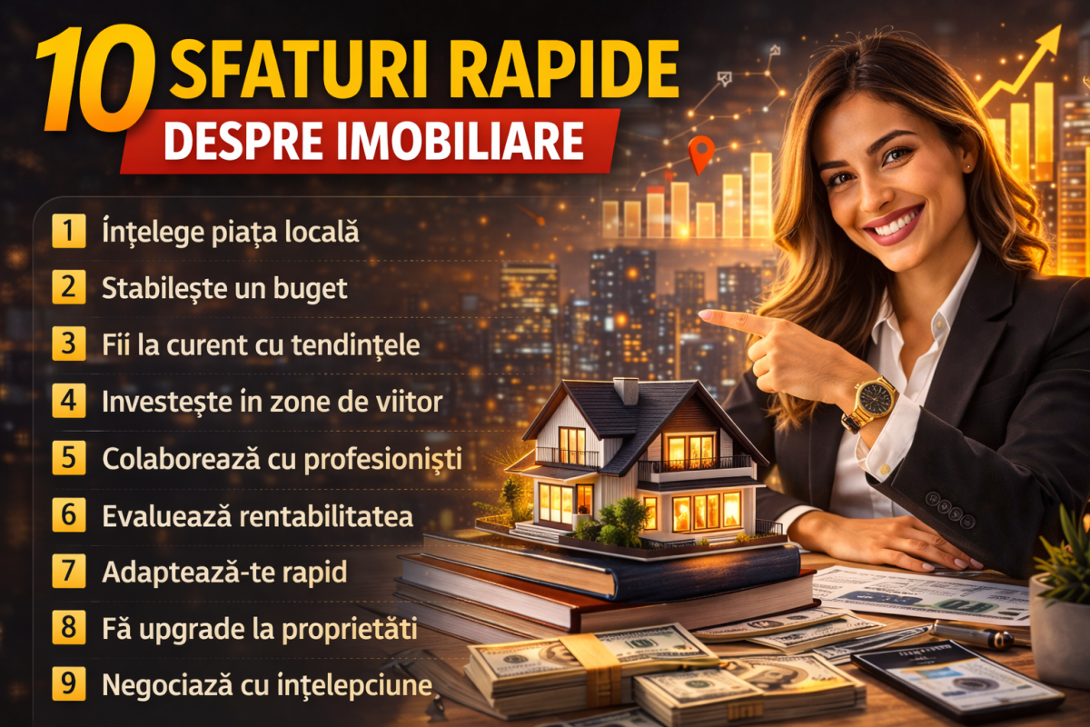10 sfaturi rapide pentru agentii imobiliari
