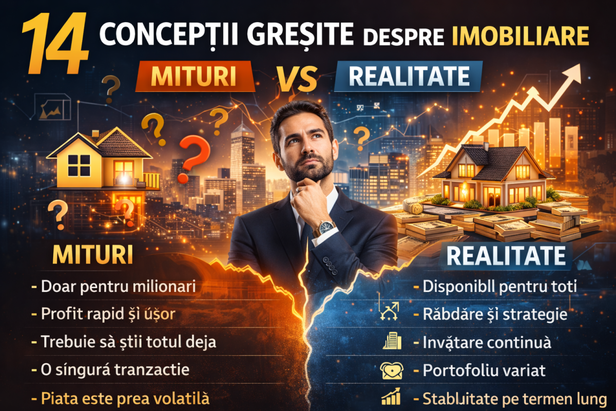 14 concepții greșite despre imobiliare