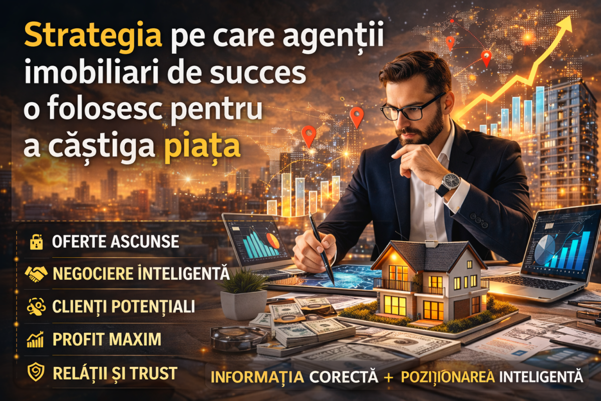 Strategia agenților imobiliari de succes