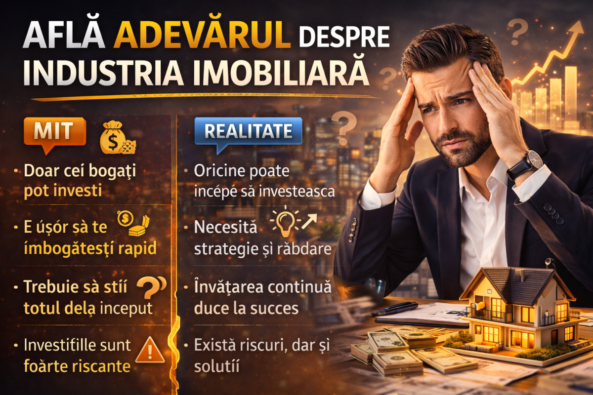 Află adevărul despre industria imobiliară