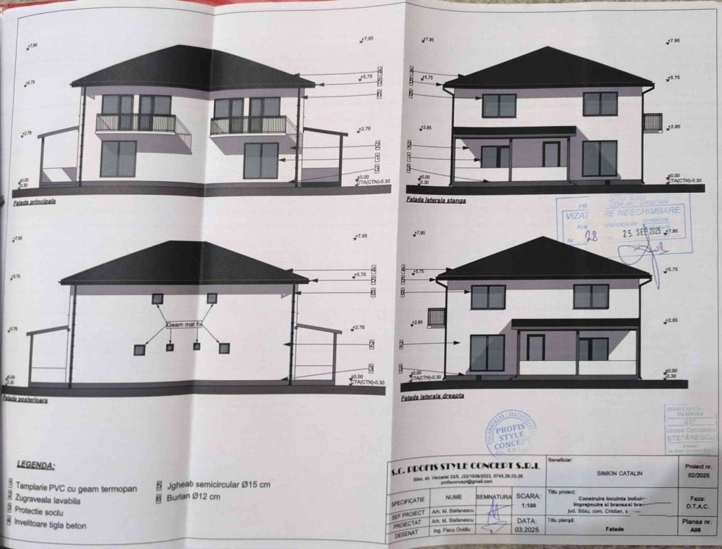 TEREN CONSTRUCTIE CASA CU AUTORIZATIE DE CONSTRUIRE | CRISTIAN