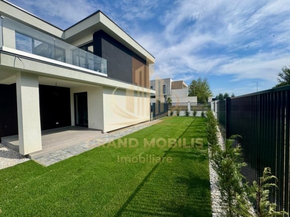 Duplex modern, 135 mp, grădină amenajată–Dumbrăvița, zonă linistita