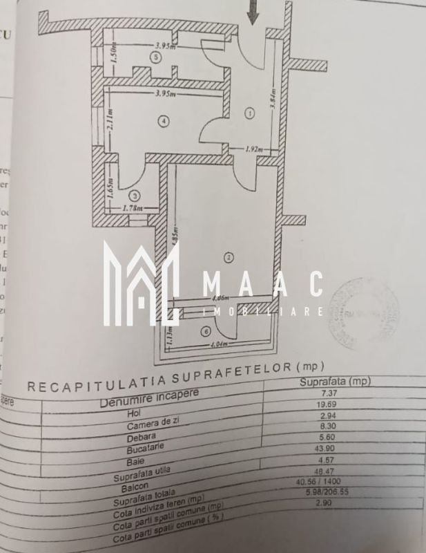 Garsonieră spațioasă de vanzare | centrala proprie | vedere superba.