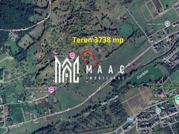 Teren intravilan 3738 mp Puz Cisnadioara
