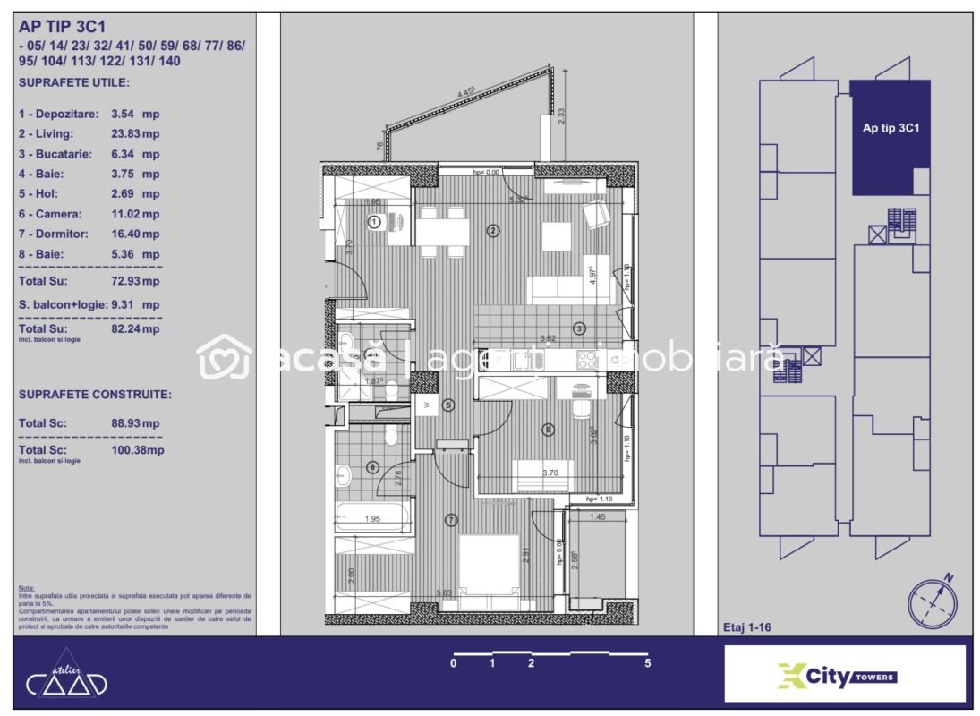 1df062e2f4464febbc61c27aff7c0bb8 Apartament premium 3 camere în Timișoara cu parcare subterană inclusă