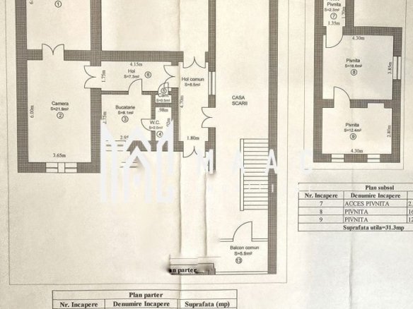 Apartament 2 camere garaj pivnita 31mp zona Andrei Saguna