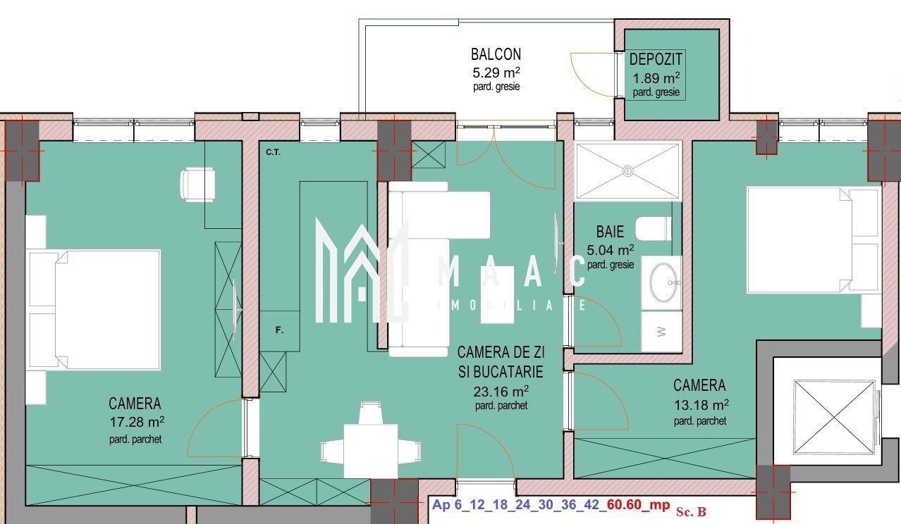 Apartament 2 camere | Zona Doamna Stanca | Parcare