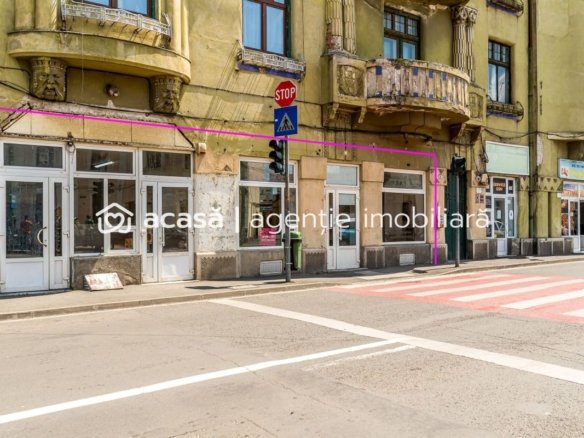 Spatiu comercial ,cu vitrina de in zona Boul Rosu.