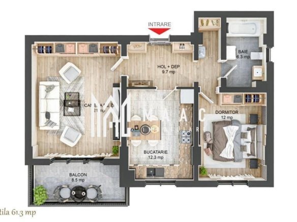 Apartament 2 camere I Nou I Decomandat I Balcon I Hipodrom