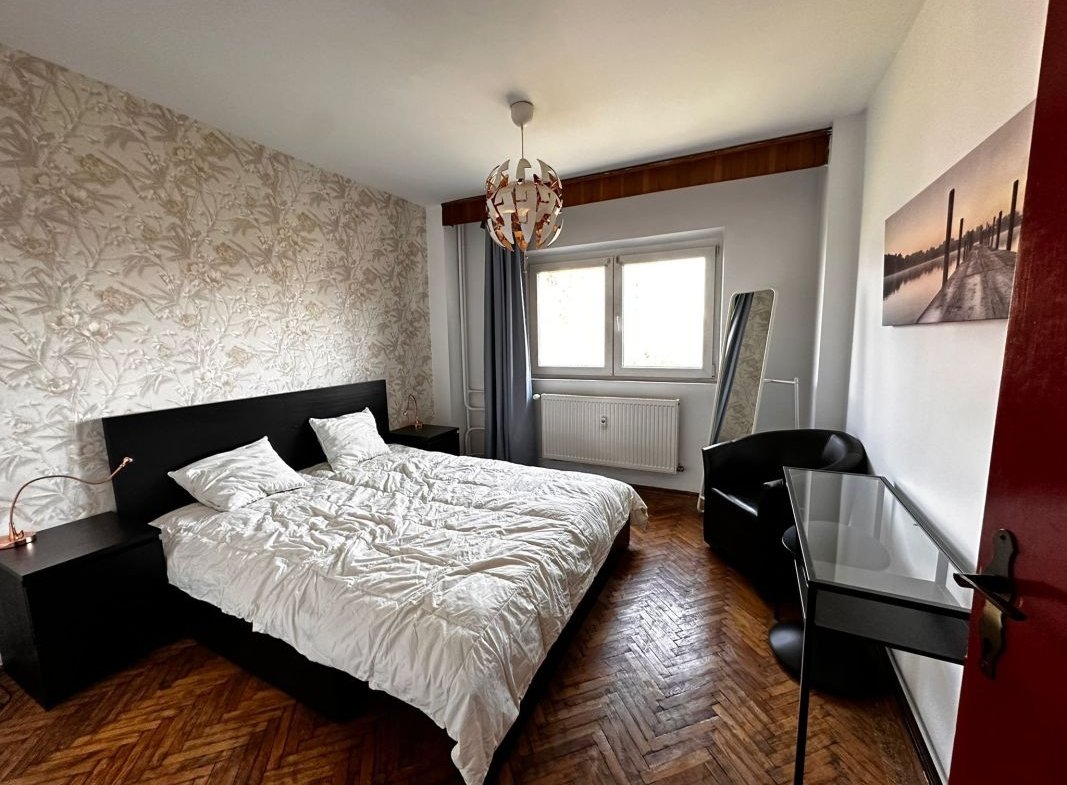 Banu Manta Titulescu apartament 2 camere mobilat de inchiriat