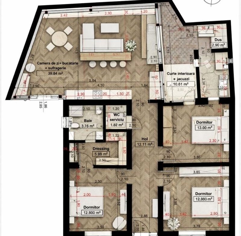 Casă parter, luminoasă, – vizavi de Spitalul Județean-369.000 EURO neg