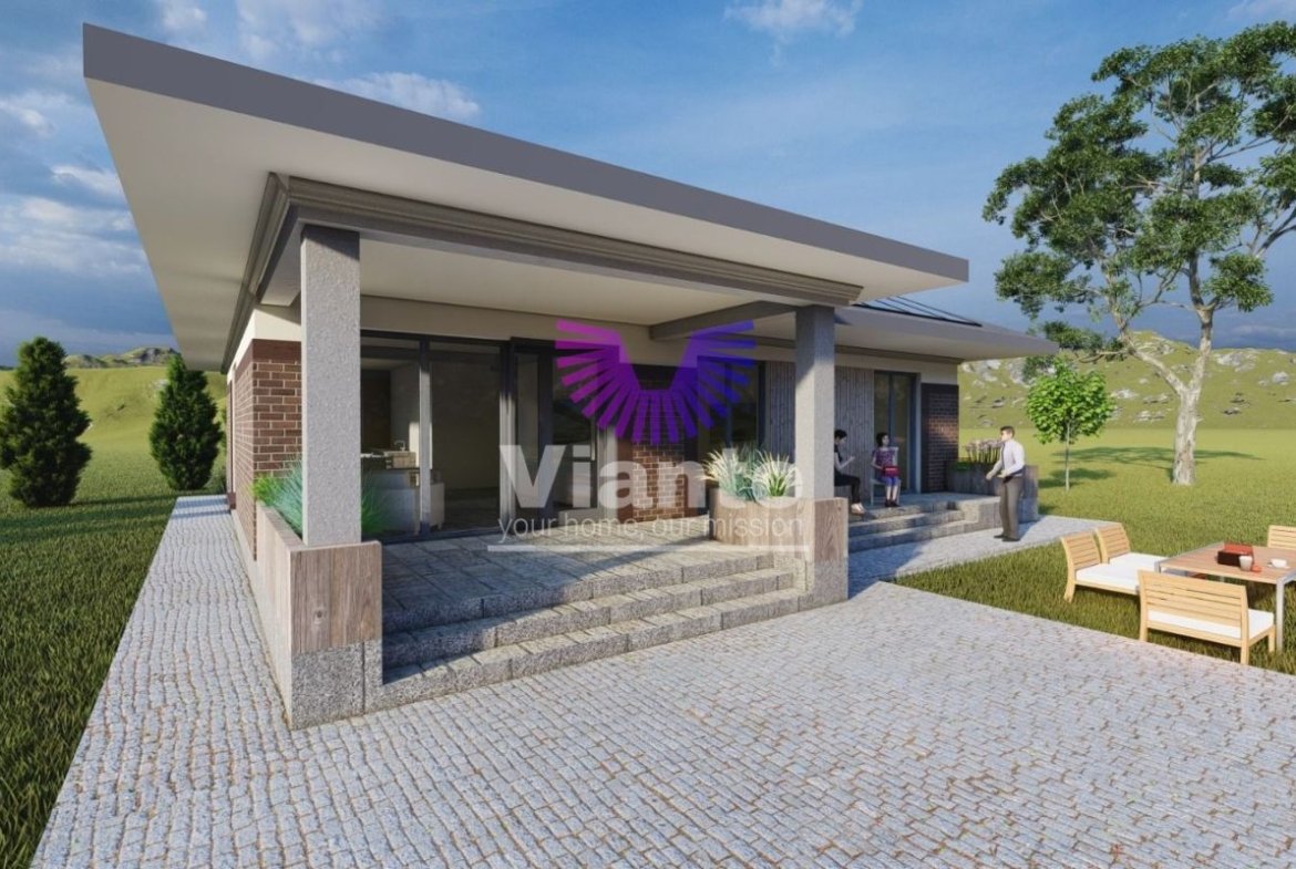 Casa Individuala Premium cu 4 Camere-120mpu si Teren 500mp in Sura Mica