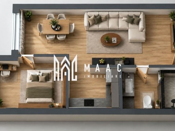 APARTAMENT 2 CAMERE I CALEA SURII MICI