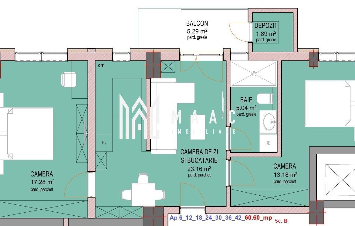 Apartament 2 camere | Zona Doamna Stanca | Parcare