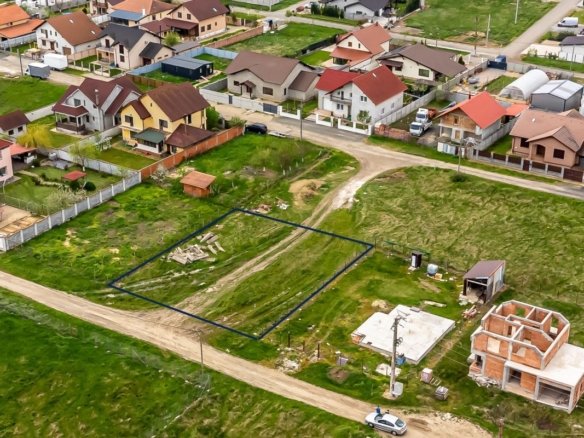 PRET NOU! Teren intravilan 748 mp – Sanleani, Arad – COMISION 0%