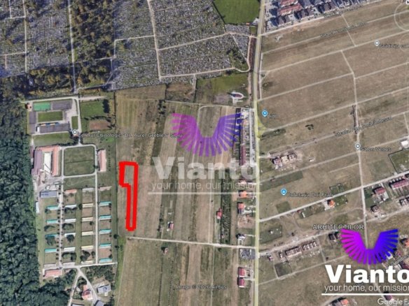 Teren Calea Cisnadiei 5160 mp | Puz in lucru pentru 8 locuinte unifamiliale