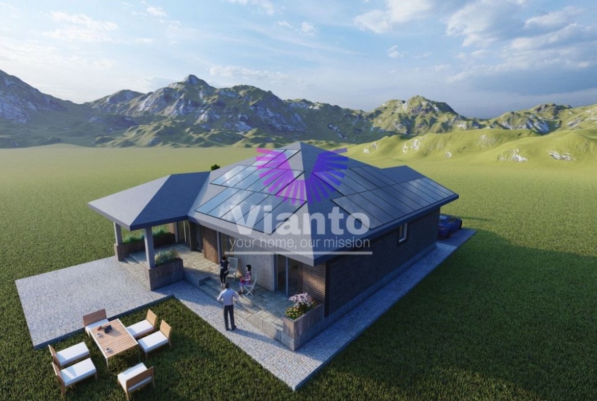 Casa Individuala Premium cu 4 Camere-120mpu si Teren 500mp in Sura Mica