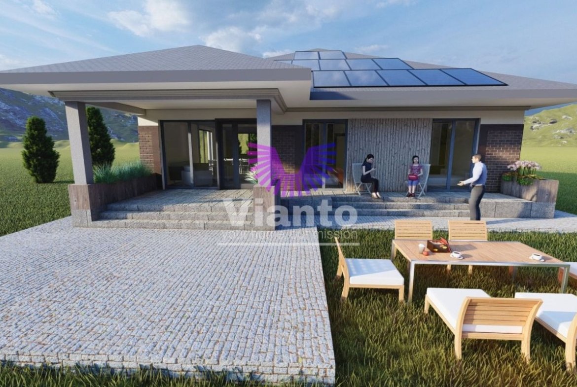 Casa Individuala Premium cu 4 Camere-120mpu si Teren 500mp in Sura Mica