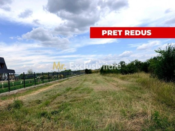Teren de vanzare in Comuna Bradu – 1.374 mp | Deschidere 13,97 ml | 0%
