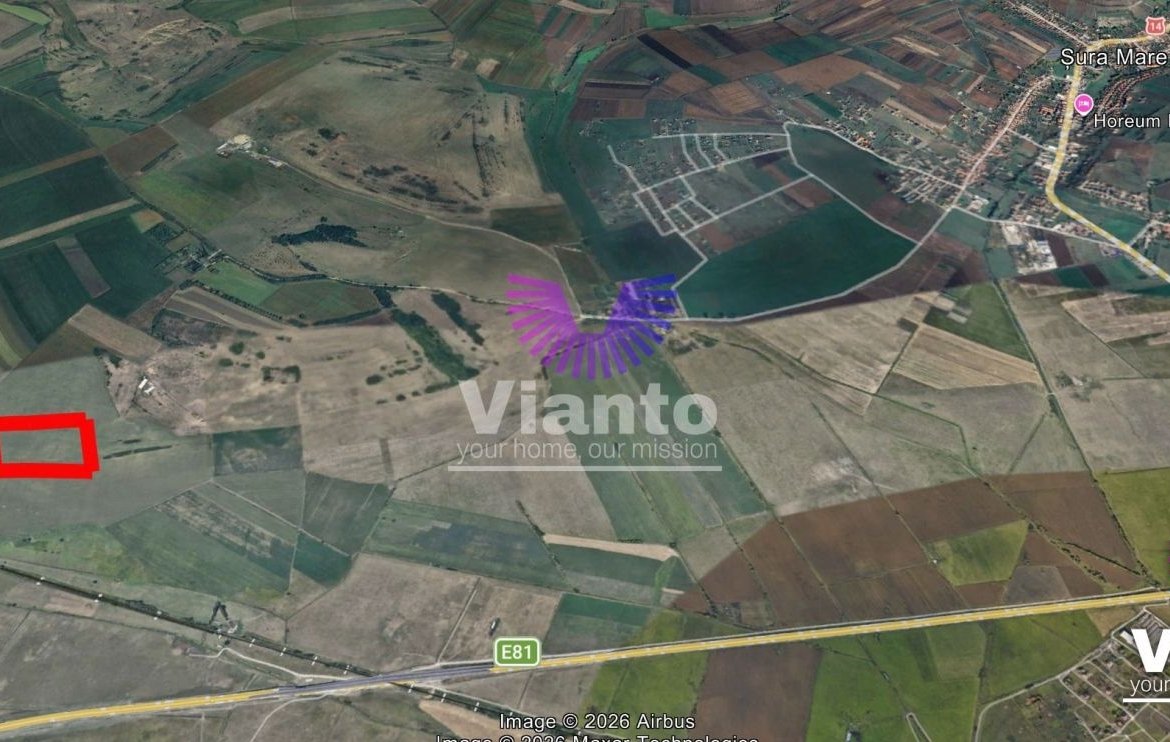 Teren agricol extravilan Sura Mare – 5000 mp