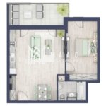 Apartament 2 camere | Etaj 3 | Balcon 10.7 mp | Turnisor