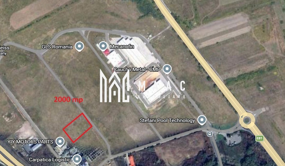 Teren industrial 2000 mp Autorizatie Selimbar Parc