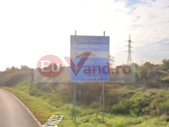 Teren intravilan 14.168 mp – pozitie excelenta la intrarea in Braila