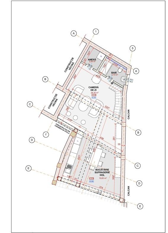 Teren ultracentral cu proiect si aut. de construcție–oportunitate rara