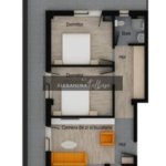 Apartament 3 camere, 2 bai, 62 mp utili, terasa 35 mp, garaj, boxa