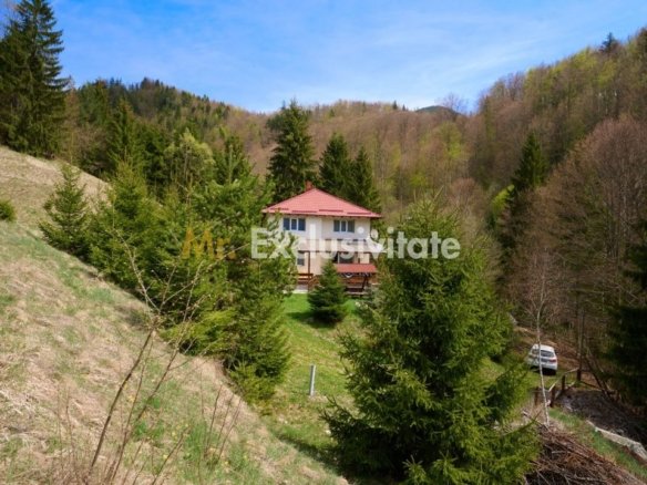 Casa de vacanta sau pensiune in Dâmbovicioara 5 camere, 5 bai, 6412 mp teren