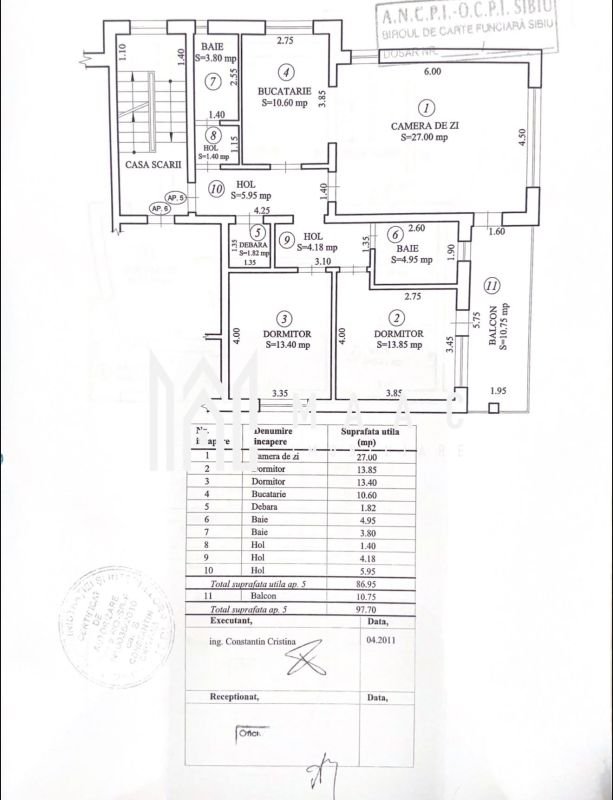 ebc1fe4ce64f4b31946e7a27782ae14f Apartament 3 camere | Etaj 2 | Balcon | Parcare | Decomandat