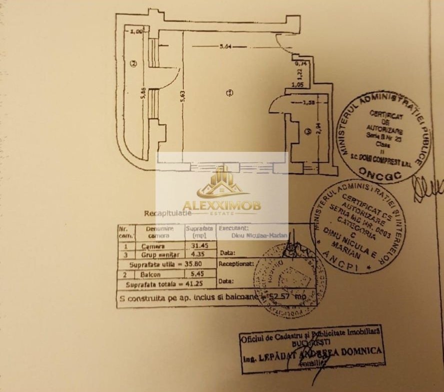 Garsoniera de Vanzare – Soseaua Giurgiuluii – 42 mp