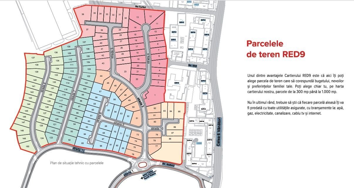 000b3c37f43c43d9bb6d6325c5791710 Teren pentru construcție de case, în ARED CITY.