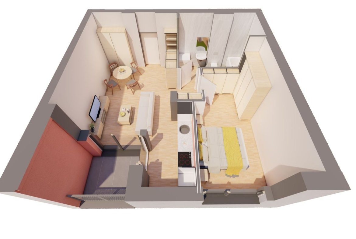 CEL MAI BUN PRET pentru un PENTHOUSE NOU – ARED LANGA AFI – COMISION 0