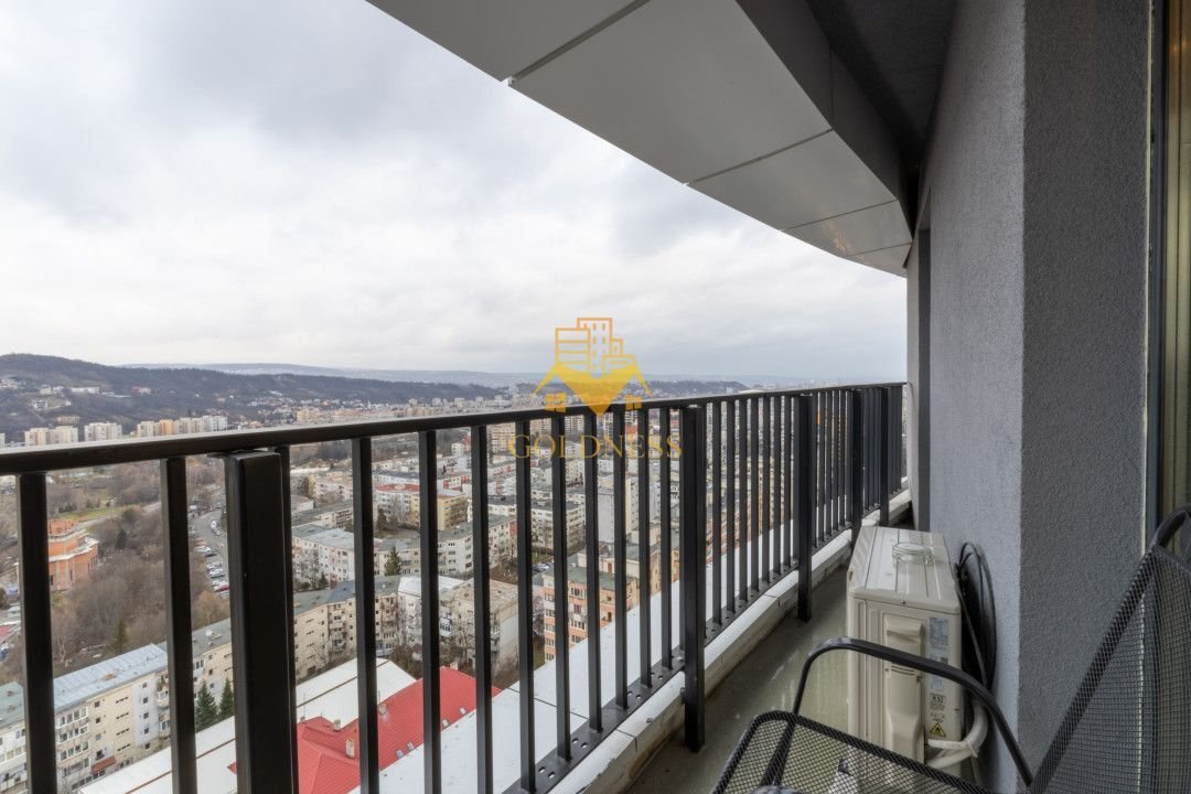 2 camere,parcare, bloc nou, terasa,Manastur, West City, Calea Floresti