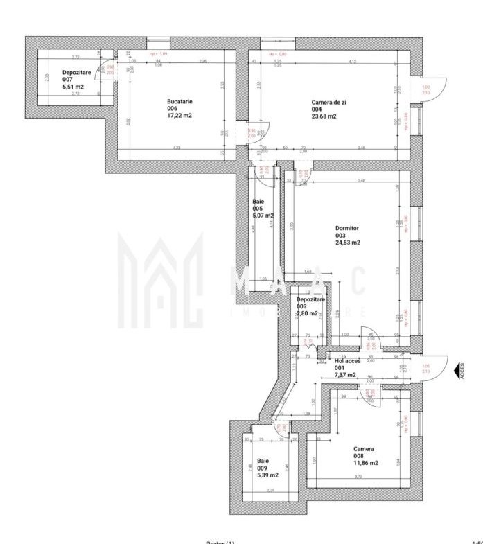 Apartament la casa 3 Camere I Zona Centrala