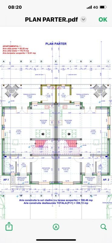 5922901672be4c30b132773f41d6e335 Jumătate de duplex la roșu de vânzare în Giarmata Vii, 129,52 mp utili