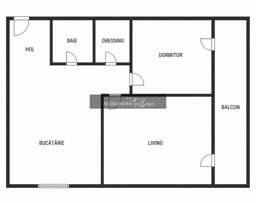 Apartament decomandat 2 camere, dressing, balcon, parcare, Buna Ziua