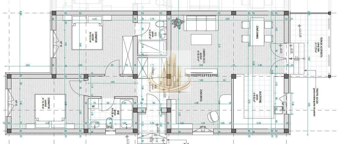 Duplex 86 MP|2 Dormitoare 2 Băi Încălzire în Pardoseala – Moșnița Nouă