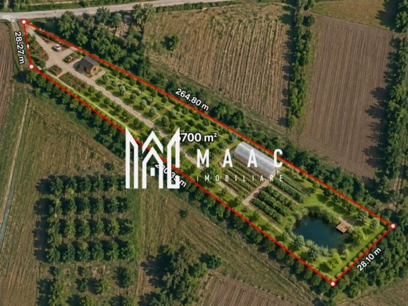 Teren 5700MPU I Acces drum I Ideal agrement I Construcții I Cabana