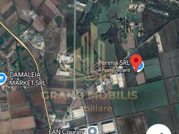 Teren 5.752 mp lângă Aeroport – ideal hală, logistică, depozit