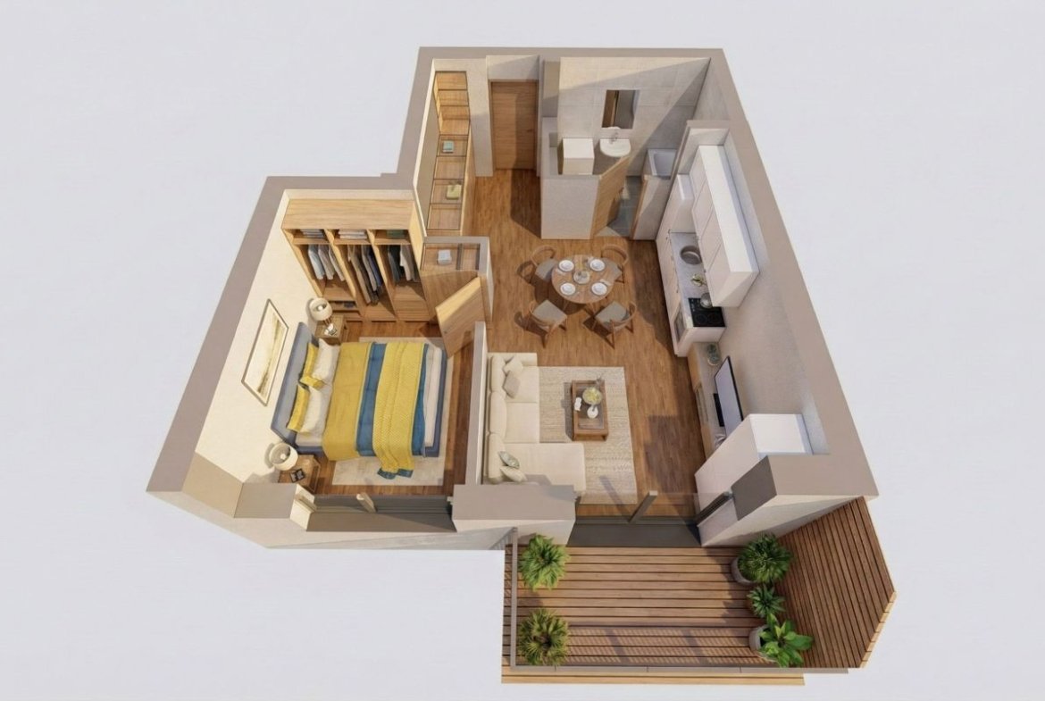 Apartament nou 2 camere în ARED AFI – Cel mai mic preț – comision 0