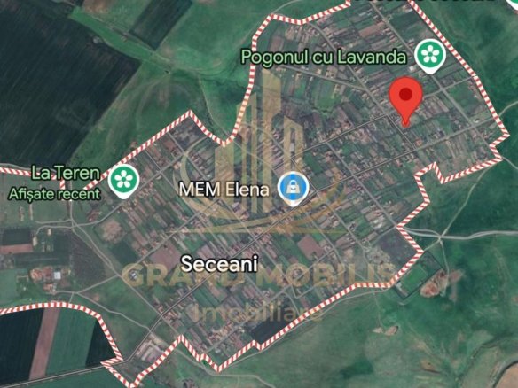 Teren intravilan 4.393 mp Seceani, lângă autostradă A1.