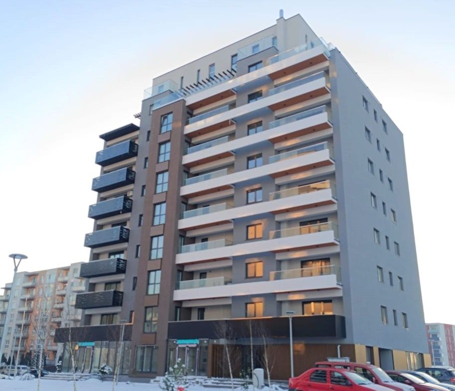 2 camere mobilat cu balcon generos de 9 mp boxă și parcare subterană