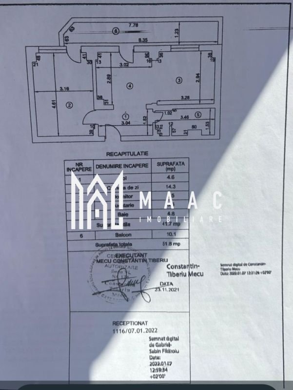 Apartament de vânzare | 2 camere | Râmnicu Vâlcea | 41 mp