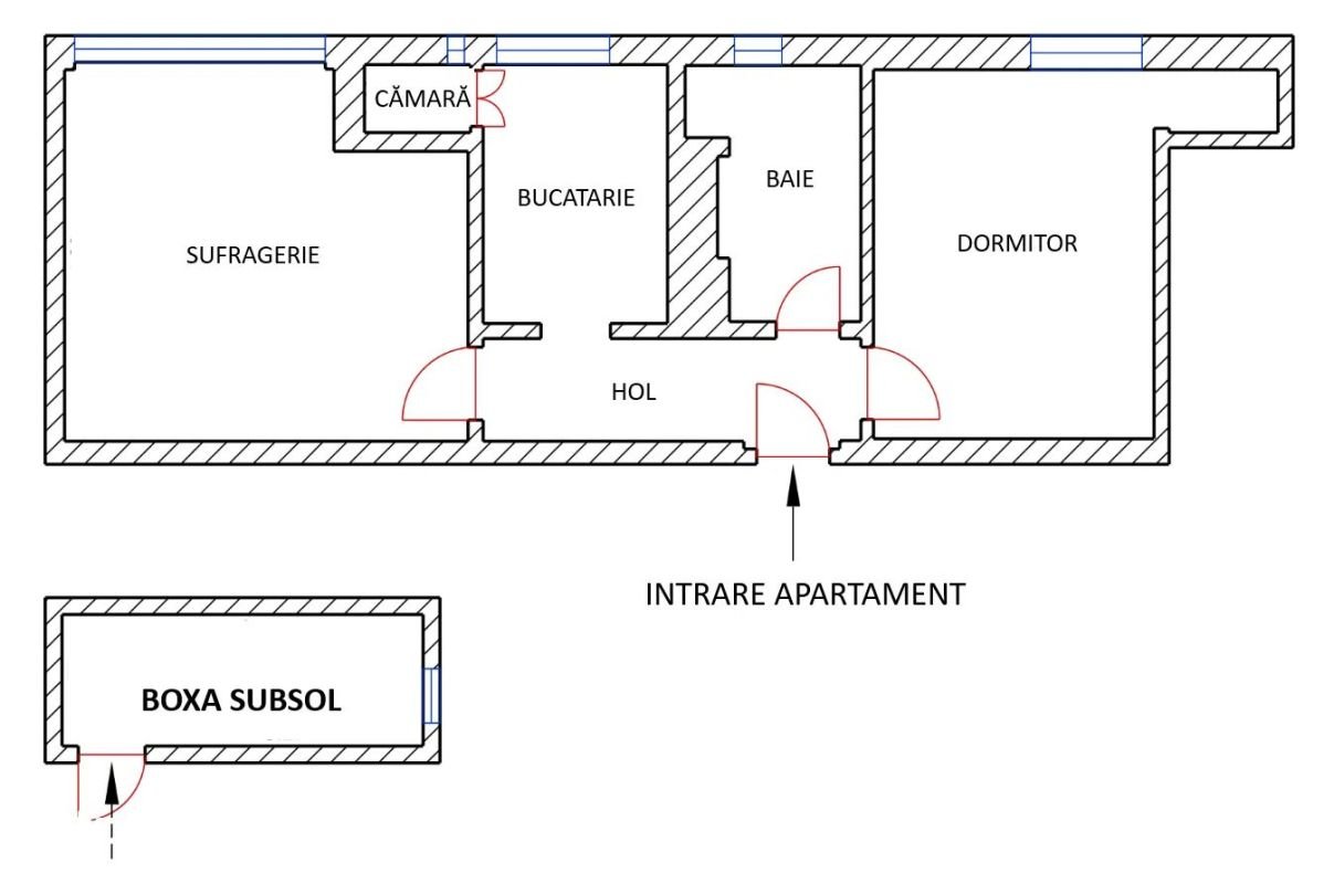Apartament Renovat 2 Camere + Boxă 7 MP  Vedere Superbă spre Tâmpa