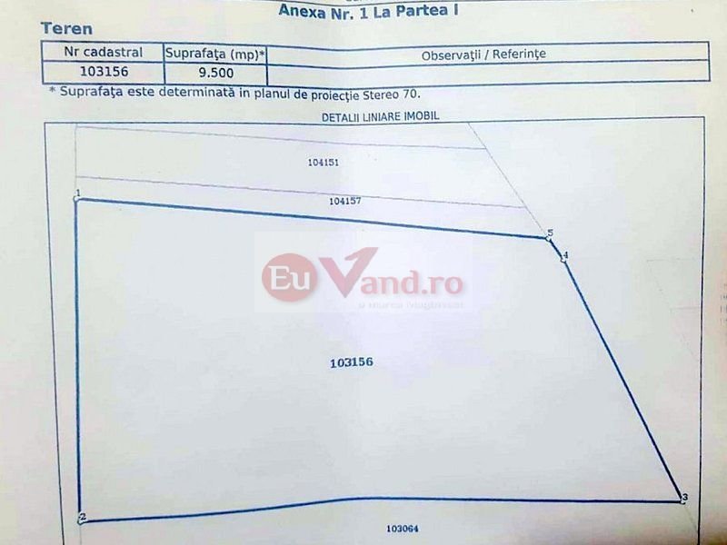Vânzare teren intravilan – 9.500 mp, DN26 – Tulucesti
