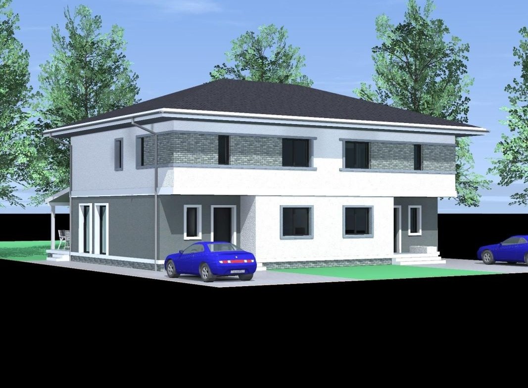 Jumătate de duplex cu interior la gri de vânzare în Giarmata Vii