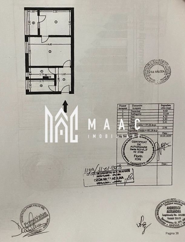 f2366d9e112d45858250975d0fc30102 Apartament 2 camere de vânzare | Râmnicu Vâlcea | parter